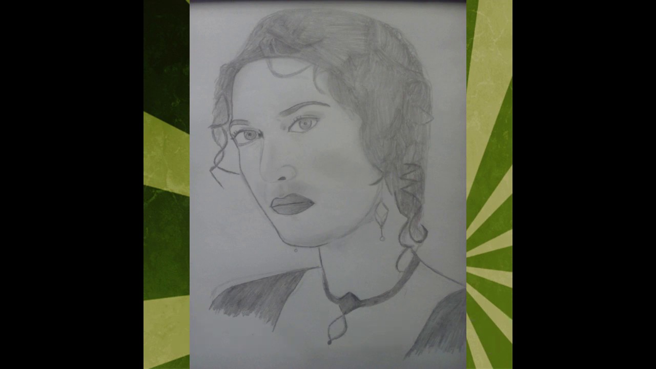 Kate Winslet Titanic Drawing Youtube