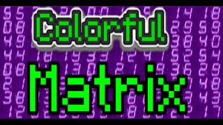 How To make a colorful matrix on windows (super easy) ⚡ ❓❓ screenshot 2