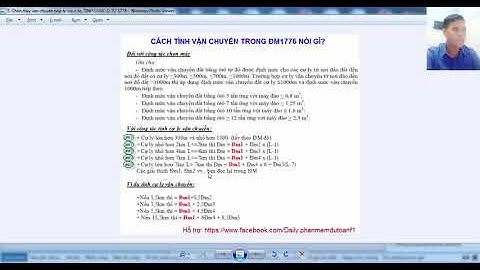 Hướng dẫn cự ly vận chuyển theo 588, cách tính cước vận chuyển ô tô bằng Dự toán F1