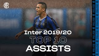 TOP 10 ASSISTS | INTER SEASON REVIEW 2019/20 👌🏻⚫🔵 | Sanchez, Eriksen, Lukaku, Young and more...!