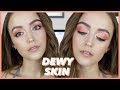 Chatty Get Ready | The Easiest Peachy Eye Look Ever + Fresh Dewy Skin