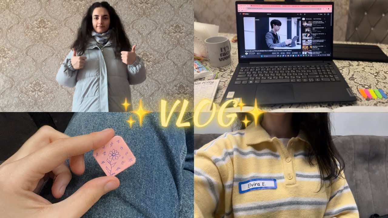 ADNSU’da imtahan ayına giriş😔 | Kurs müsahibəsi☠️ | VLOG