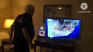 Angry Grandpa Smashes Tv Scuba Dots Crab