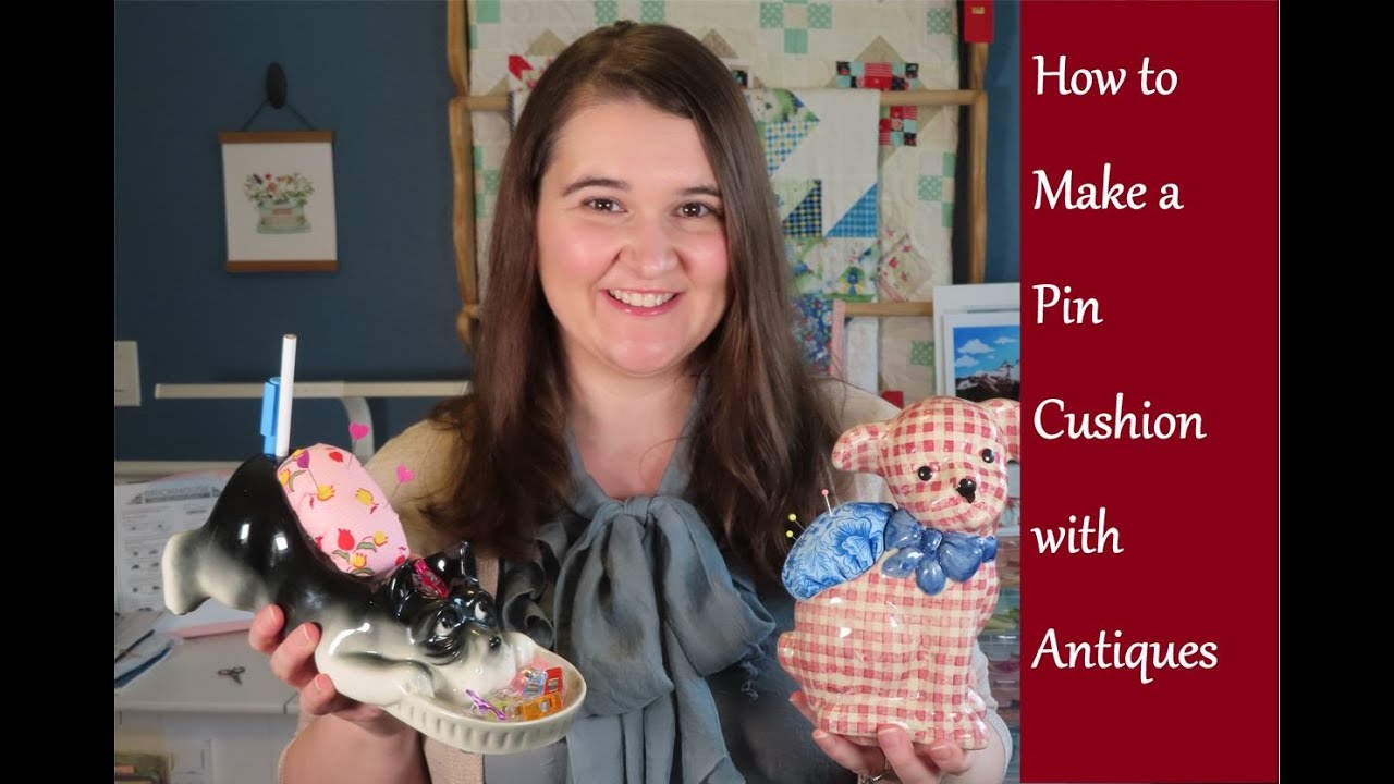 How to Make a Pin Cushion with Antiques (Plus, My Antique Store Finds!)