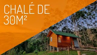 Chalé na Montanha com 30m2 Construído pela Própria Família e cheio de Soluções Sustentáveis