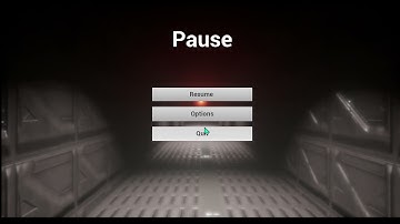 UE4 Level - Pause Menu Demo