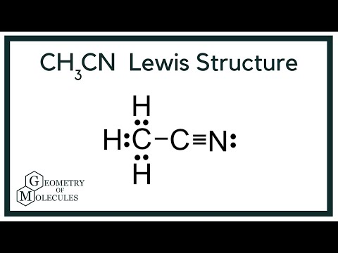 CH3CN Lewis Structure (Acetonitrile)