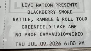 BLACKBERRY SMOKE - 7/9/26 - Complete Show - Greenfield Lake Amphitheater - Wilmington, NC
