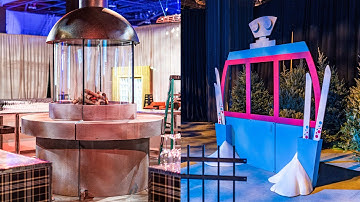 Creating custom large-scale props for a social event. FROG3D® | a complete fabrication solution!