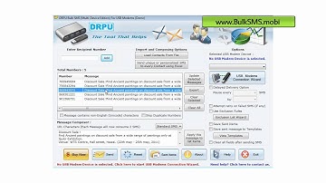 free multi usb modem bulk sms sending group text messaging online messages marketing software