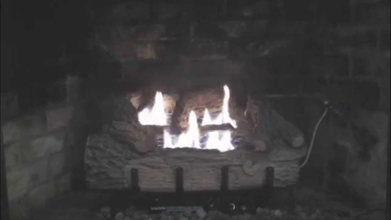 Everwarm Vent Free Gas Logs (new style as of Fall 2012) YouTube