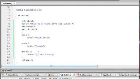 C++ Tutorial 7 : Switch statement
