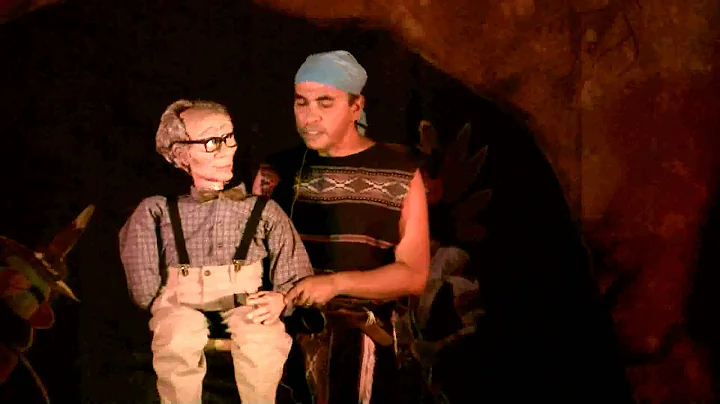 Ventriloquist Rey Ortega and Professor Joe Heimer