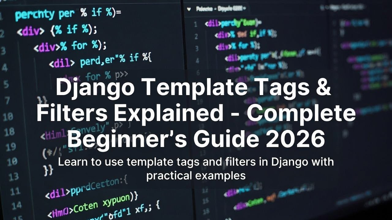 Django Template Tags & Filters Explained Complete Beginner's Guide