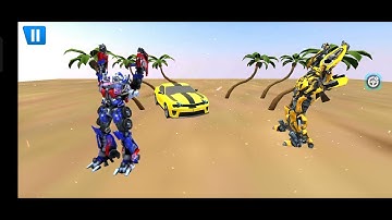 Tank Robot Car Game 2022- Robot Dinosaur Games #24- Android Game play