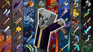 EVOKER VS ALL UNIQUE MELEE WEAPONS | MINECRAFT DUNGEONS
