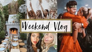 Weekend Vlog Brunch, Shoot, Concert More