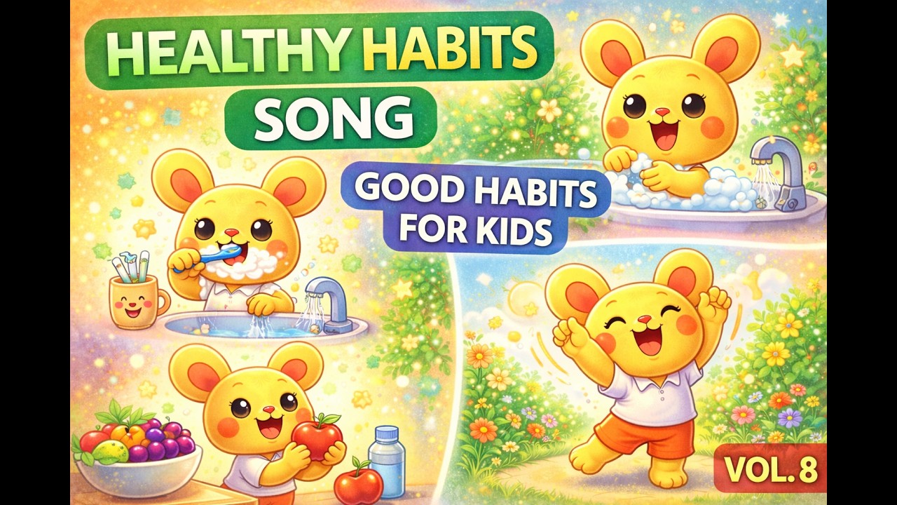 Healthy Habits Song 🐰💚 | Good Habits for Kids | SunnyBunny Learning ...