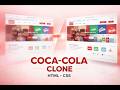 Coca-Cola Website Clone | HTML & CSS Frontend Project