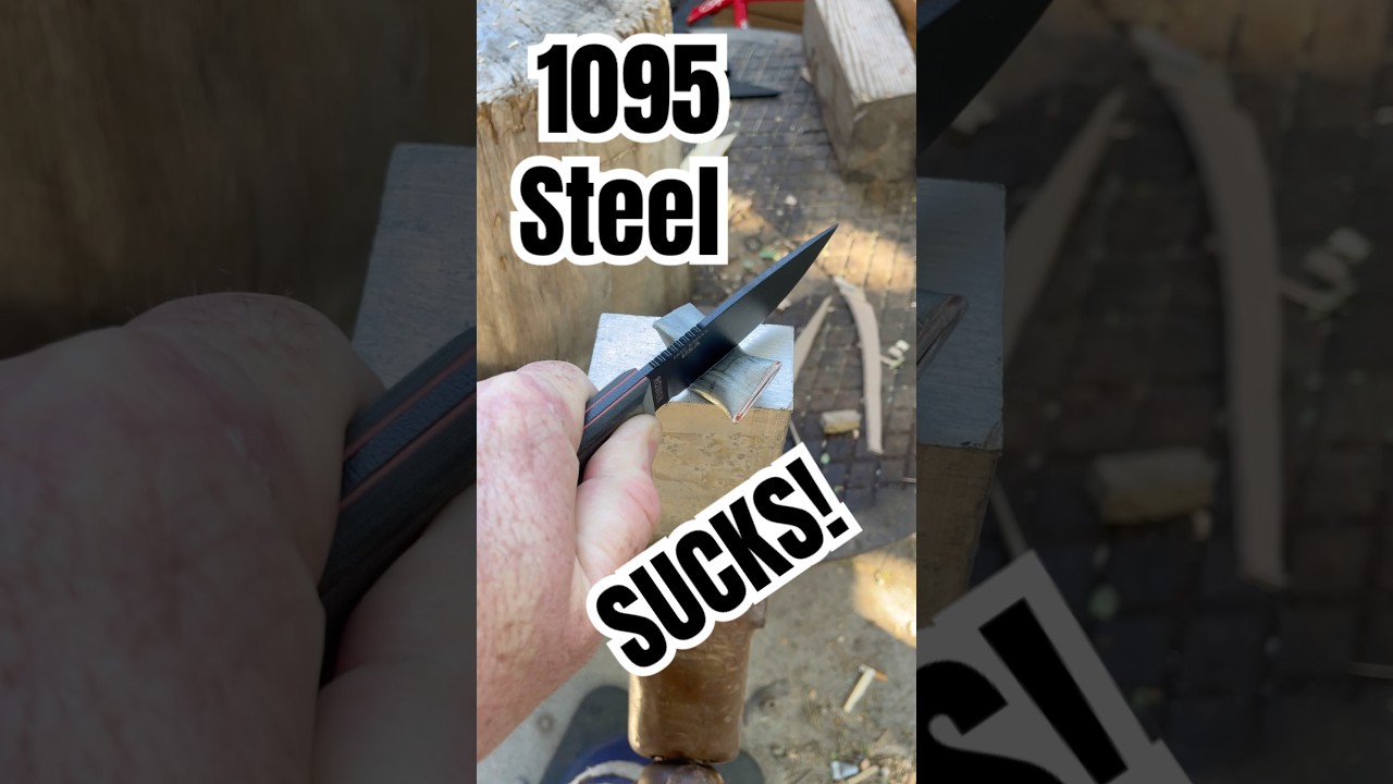 ESEE 3 in 1095 #shorts #knifestuffwedo #fixedblade #knifetest #eseeknives #edc