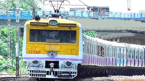 [2 in 1] Southern Railways EMU vs South Eastern Railways EMU Local Train of Indian Railways