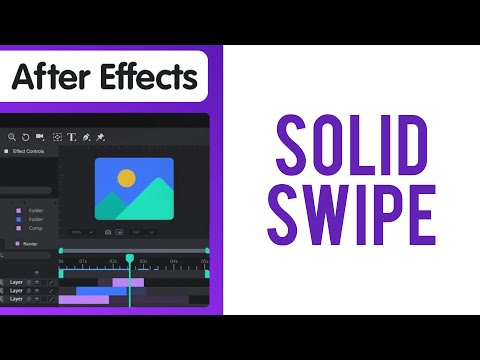 How to Create a White Solid Swipe Tranistion in After Effects