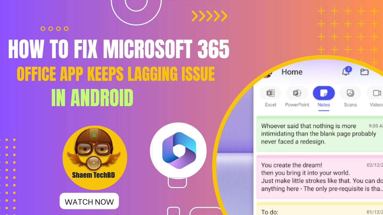 How to Fix Microsoft 365 Office App Keeps Lagging Issue in Android After New Updates