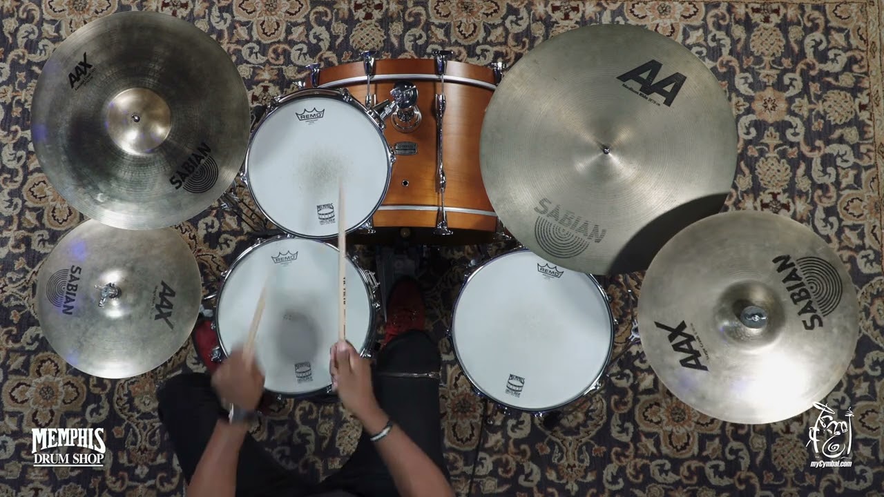 【値下げ】SABIAN AAX  Stage Crash 18インチ中古 Sabian AAX Dark Crash Cymbal - 18