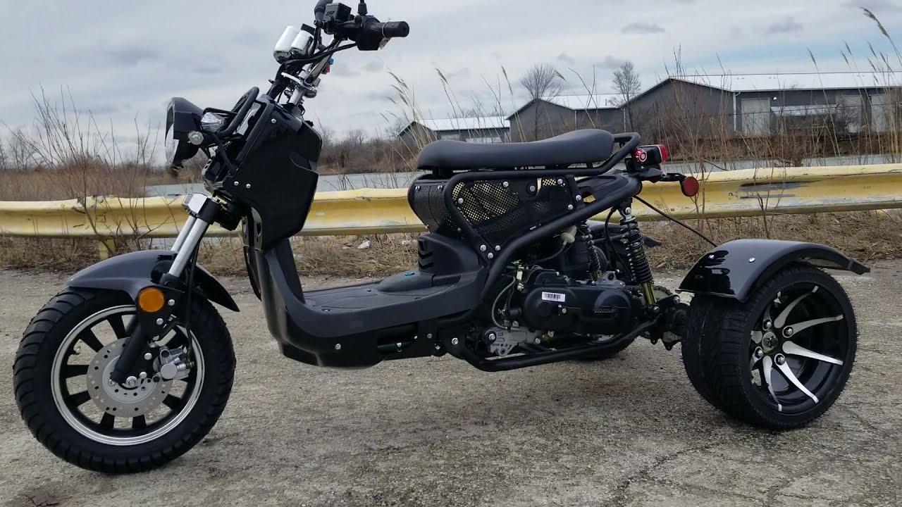 50cc Mean Dogg Trike In Stock Now Review And Test Drive Sold Exclusively  From SaferWholesale.com - YouTube