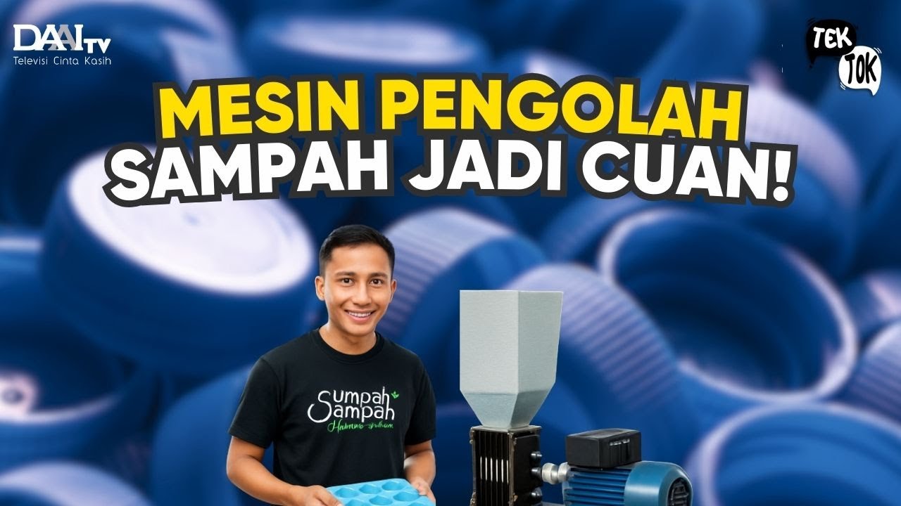 Mesin Rumahan Ini Bisa Olah Sampah Jadi Cuan | Tek Tok