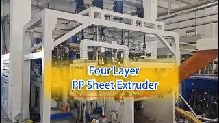 Four Layers PP Sheet Extruding Line