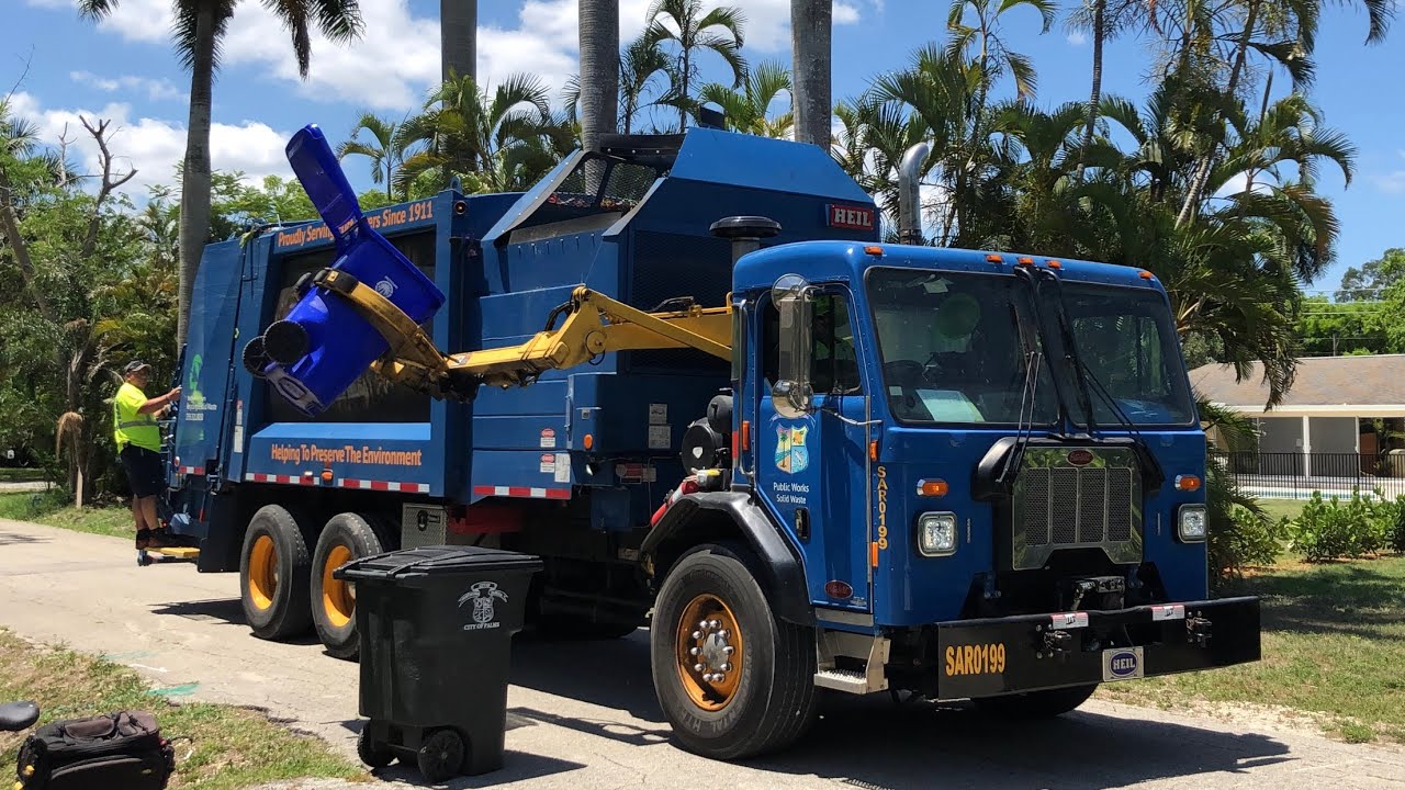 Brand New Pete 520 Multipack Garbage Truck Fort Myers YouTube