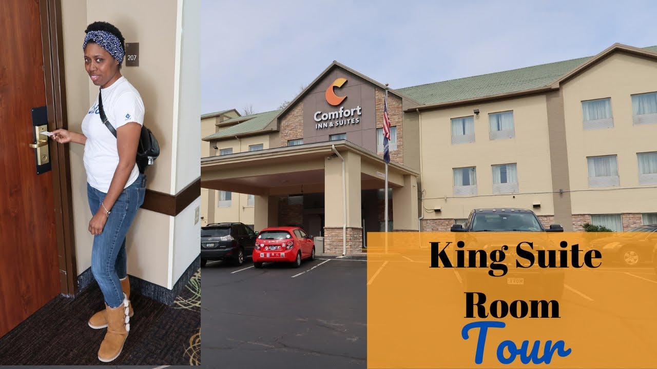 COMFORT INN & SUITES CINCINNATI | ROOM TOUR | REVIEW