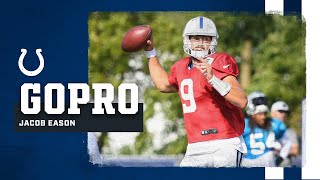 Jacob Eason Wears the GoPro at Colts Training Camp Profile
