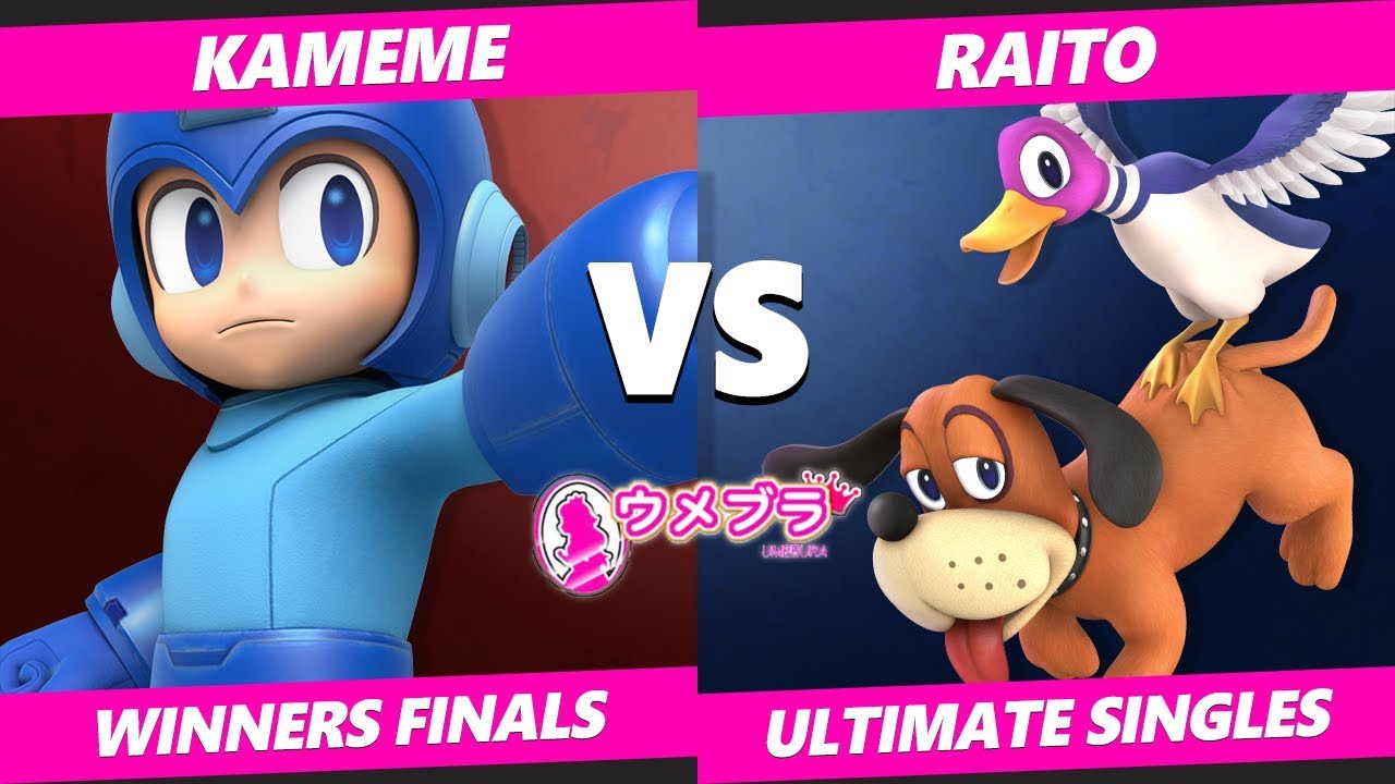 Umebura JM2019 SSBU - R2G | Kameme (Mega Man) Vs Raito (DuckHunt) Japan Smash Ultimate Tournament WF