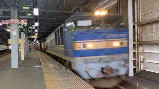 3095レ　EF510-503牽引コンテナ貨物列車　福井を通過！