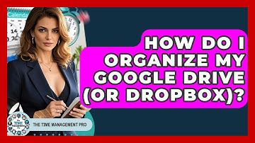 How Do I Organize My Google Drive (or Dropbox)? - The Time Management Pro
