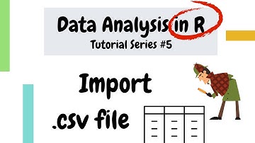 How to import csv file in R Studio (Data Analysis Basics in R # 5)