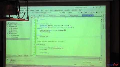 C++ Lecture 12 -- String Streams, File I/O, RAII