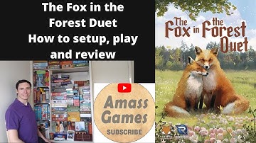 The Fox in the Forest Duet - How to setup, play and review. Co-op board game with cards *Amass Games