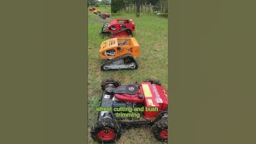 single-cylinder four-stroke sharp blade rubber track remote control track mower