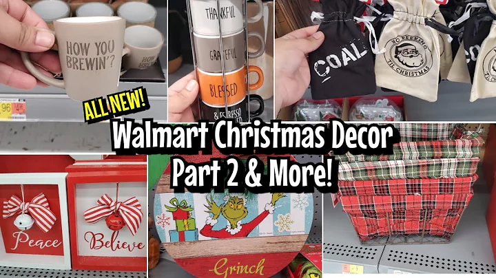 NEW PT 2 WALMART CHRISTMAS DECOR 2020 & MORE NEW FINDS! SHOP WITH ME!