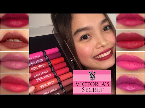 victoria-secret-velvet-matte-lipstick-swatches-&-review--all-10-shades!-|-heart-viray
