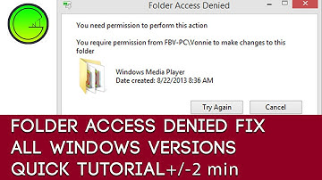Take ownership of files and folders quick fix (+/-2 min) - NextGenTutorials