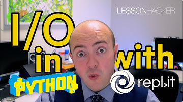 I/O in Python 3 with repl.it