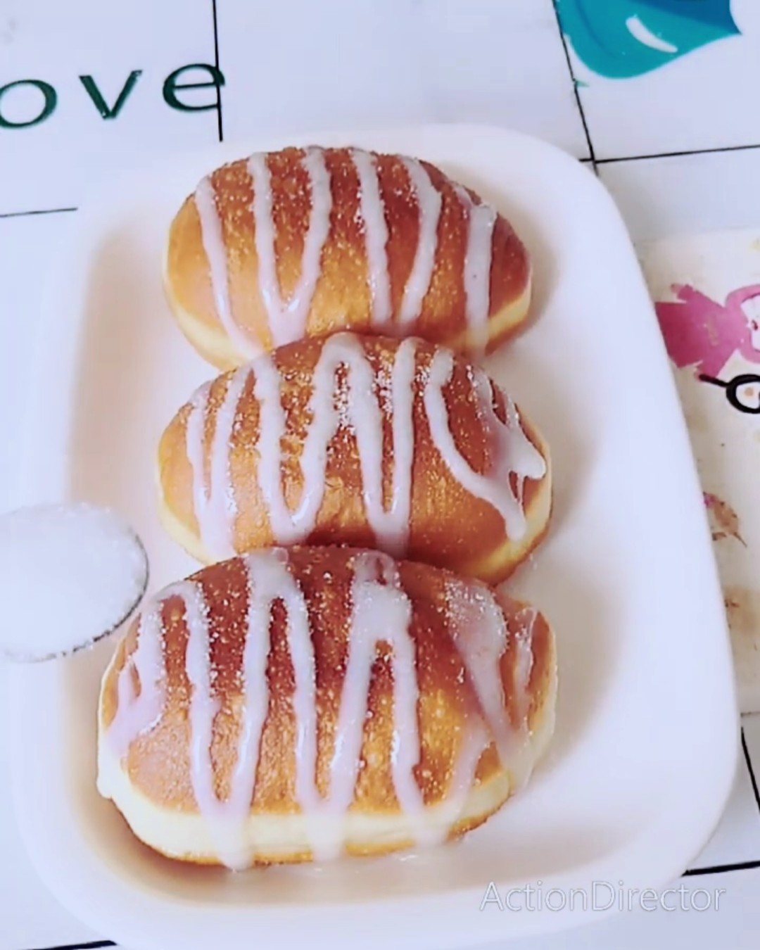 料理　レシピ　京料理　パン　手抜き fried bread with suger & condensed milk｜甜滋滋炸餐包【簡単