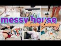 MESSY HOUSE CLEAN WITH ME | EXTREME CATCH UP CLEANING | CLEANING MOTIVATION