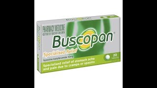 بوسكوبان 10 برشام لعلاج القولون العصبي وتقلصات المعدة Buscopan Tablets