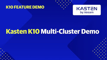 Kasten K10 Multi-Cluster Demo