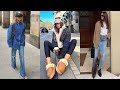 TOTAL DENIM В УЛИЧНОМ СТИЛЕ